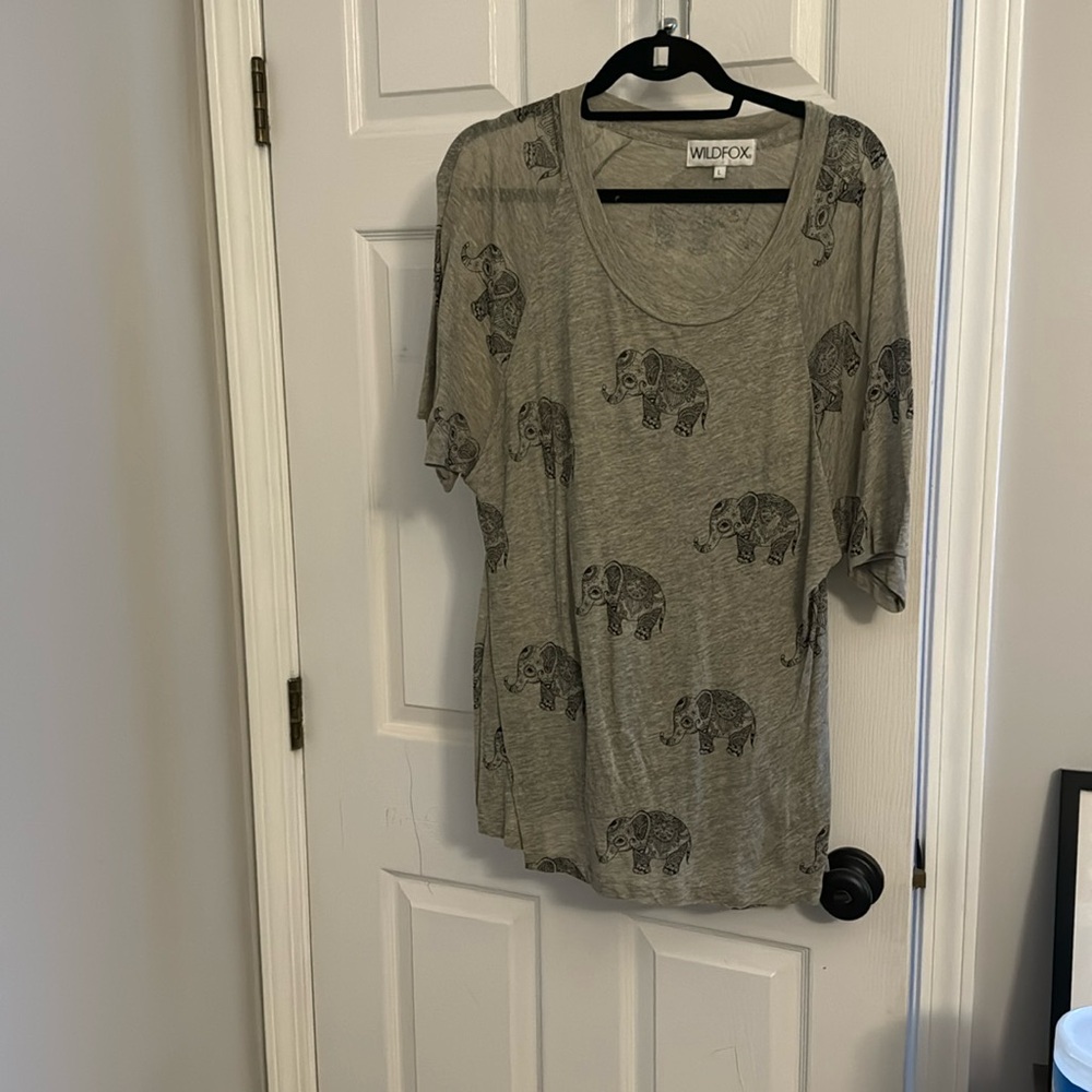Wildfox elephant tee